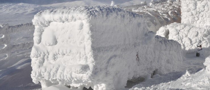 Car in  snow